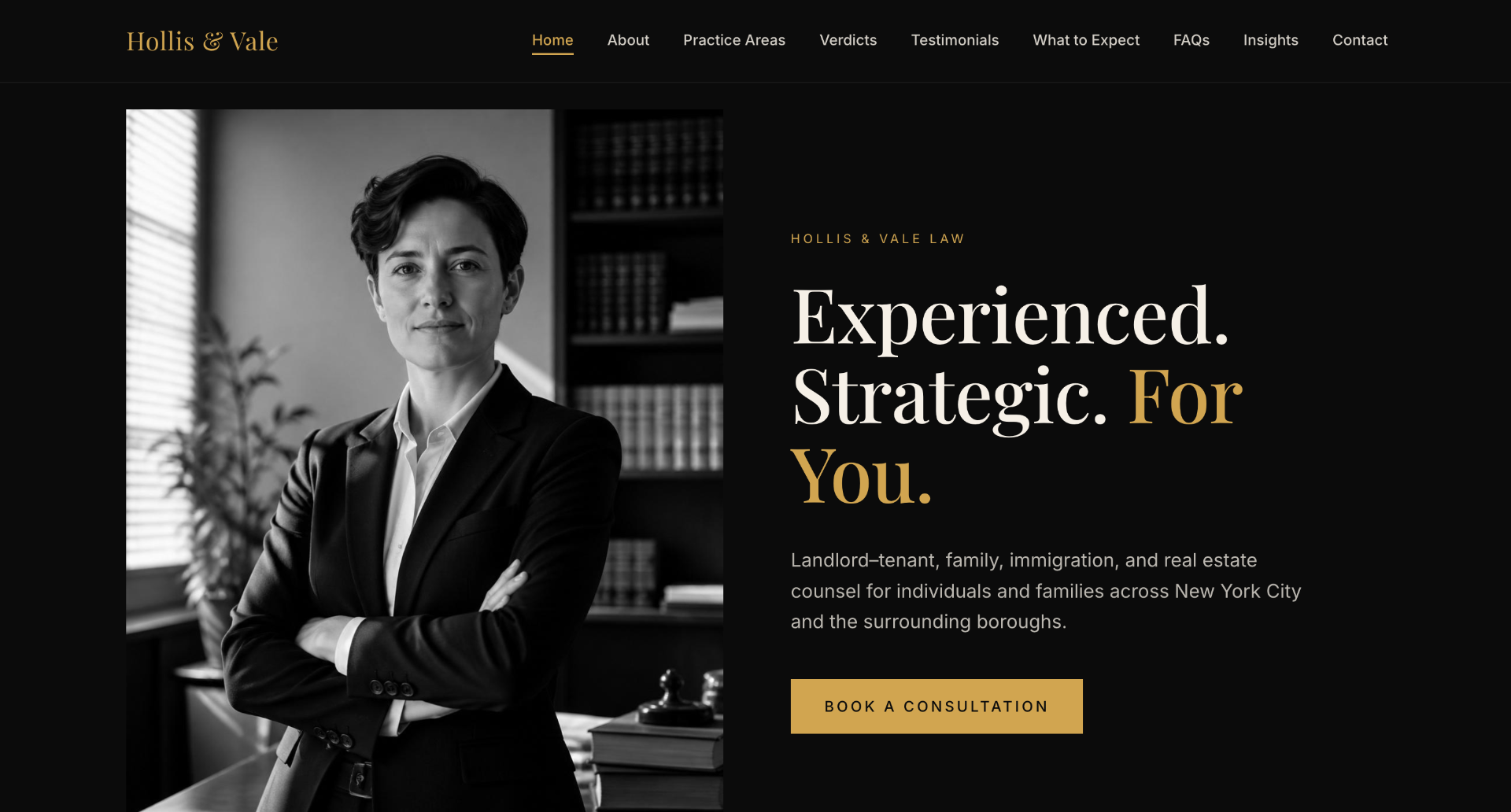Hollis Vale Law — Hero